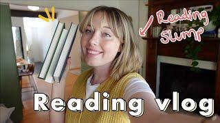 READING VLOG: defeating a reading slump with 3 incredible books