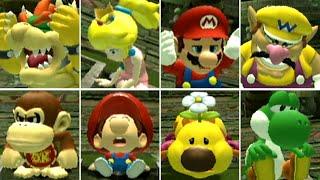 Mario Super Sluggers - All Character Losing Animations