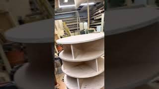 Rotating shoe shelf rack by handyct.com