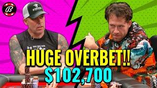 Eric Persson Goes For A MASSIVE Overbet On The River Against Jungleman!