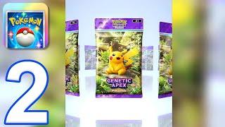 Pokémon TCG Pocket - Gameplay Walkthrough Part 2 - Opening Packs (iOS, Android)