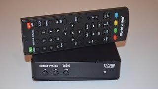 Обзор и настройка DVB-T2 тюнера Т2 World Vision T60M