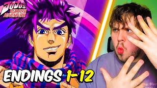 Who Is JOJO? | JOJO'S BIZARRE ADVENTURE Endings 1-12 First Time Reaction