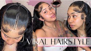 VIRAL 360 Wig Install! | 24” Invisible Strap Loose Wave Unit w/ PERFECT LACE ft. Afsisterwig