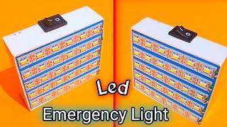 How To Make LED Rechargeable Emergency Light. #short.