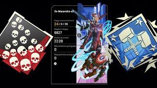 24 KILLS & 6627 DAMAGE SOLO vs Squads VALKYRIE WORLD RECORD on Apex Legends Console