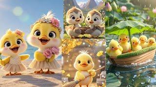 Quack, Quack, Little Baby Duck Song for Kids" Fun Zone Best"  nursery Rhymes" English song for kids.