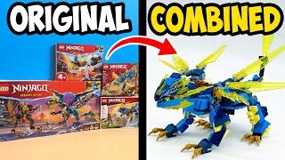 I Combined FOUR Ninjago Dragons! | LEGO Ninjago Building Challenge