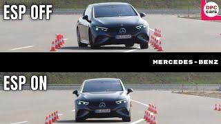 2023 Mercedes Brake Control and ESP Systems Demo With EQE & GLC