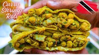 Trinidad's Mouthwatering Curry Shrimp Roti - A Must Try!