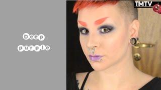 Deep purple - makeup tutorial