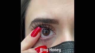 Renkli Lens -  MEDEO RİNG HONEY ) / Bi Dünya Lens