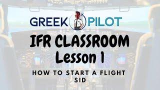 IFR Classroom Lesson 1 | How to fly a SID | Theory and Practical demonstration on MSFS 2020 