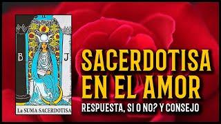 La Sacerdotisa en el amor Tarot Rider Waite 