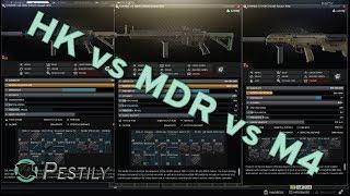 MDR vs HK vs M4 - Whats the Difference? - Escape from Tarkov