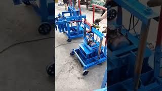 Small brick making machine  Manual bricklaying machine