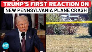 On Cam: Trump's First Reaction Hours After Latest Pennsylvania Plane Crash- 'That Has Nothing…'| USA