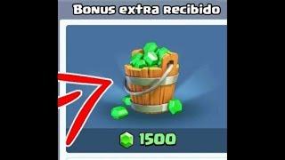 COMO GANHAR GEMAS BONUS NO CLASH ROYALE!!!