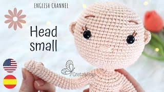 Tutorial Smaller Head for Base Body Amigurumis Princesses Sub / GretaWings