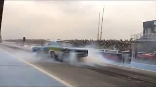 Jan Zimmermann Dragracing - Santa Pod 2018 - Main Event - Burnout