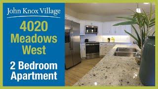 4020 Meadows West – 1,217 Sq. Ft. – 2 Bedroom Apartment (Westport floor plan)