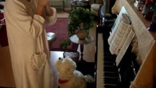 Maltese Jake Playing Piano