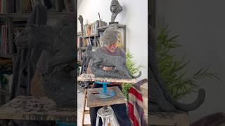 My new leopard sculpture! #leopard #sculpture #art #artist #sculptor #sculpting