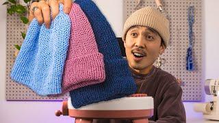 How to Knit Beanie with Viral Knitting Machine | GA024