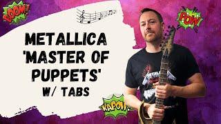 Metallica Master Of Puppets Guitar Lesson + Tutorial