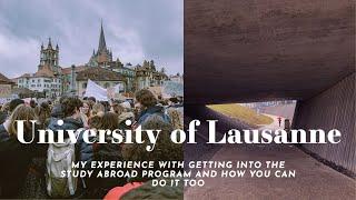 How to study abroad at Université de Lausanne / ISEP application process