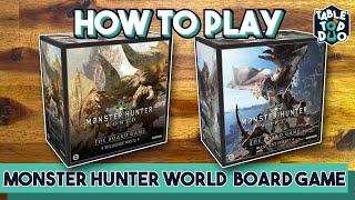 How to Play Monster Hunter Board Game (Concise Monster Hunter Boardgame Rules)