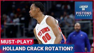 Will Ron Holland Force JB Bickerstaff To Play Him For The Detroit Pistons In the Regular Season?