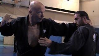 Ninjutsu against Muay Thai full clinch, Yossi Sheriff, AKBAN