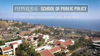 Pepperdine School of Public Policy - Now Accepting Applications!