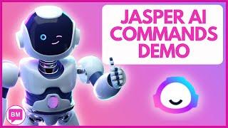 How To Use JASPER AI COMMANDS - JASPER AI Tutorial