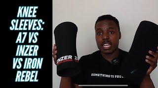 Knee Sleeves Review & Comparison: A7 Rigor Mortis | Inzer ErgoPro | Iron Rebel PR