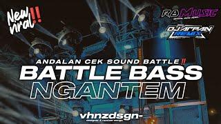 DJ BATTLE BASS NGANTEM‼️X RUTINITAS RADONG VIRAL 2024 || R8 MUSIC