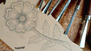 How to wood carving flowers for beginners