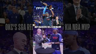 Shai Gilgeous-Alexander of OKC Thunder is your 2024-25 KIA NBA MVP!  #NBAAustralia #NBAMVP