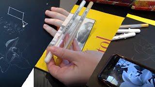 sakura gelly roll pen review! :) white and metallic gold