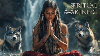 Spiritual Awakening - Native American Flute Healing - Meditation in Harmony with the Wolf Spirit