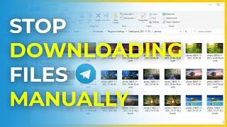 How to Download All Files from a Telegram Chat / Group