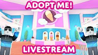  BUILDING A PERFECT ICE CREAM HOUSE!  Adopt Me Livestream!