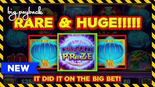 RARE Dragon's Prize → HUGE WIN on the BIG BET! Lanterns of the Dragon Slots!