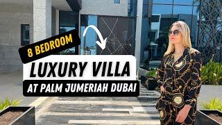 Luxury 8-Bedroom Villa for Sale in Palm Jumeirah | Tour the Ultimate Dubai Home! #realestate #dubai