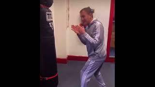 DO NOT Push Your Weight To Your Left Quad! Pull Your Weight Back To Your Left Hip Flexor! #boxing