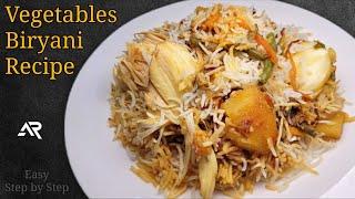 Easy (Step by Step) Vegetables Dum Biryani Recipe | Rostone