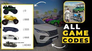 Openworld Indian Driving Game : All Cheat Codes (2024)