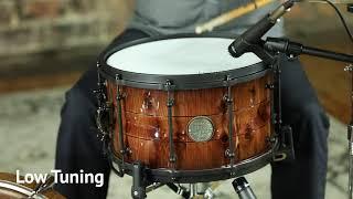HHG drums 14x8 cedar stave snare drum