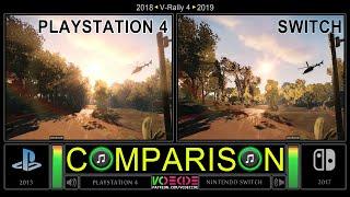 V-Rally 4 (PlayStation 4 vs Switch) Side by Side Comparison | VCDECIDE